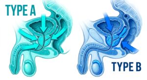 Comparison diagram of different prostate tissue reduction techniques