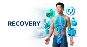 Visualization of recovery and health care after urological procedure